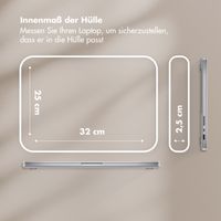 Selencia Teddy Laptop Hülle 13-14 Zoll - Laptop Sleeve - Sand