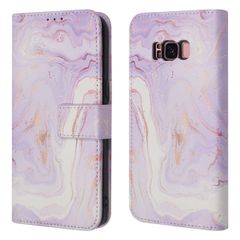 imoshion Design Klapphülle Samsung Galaxy S8 - Purple Marble