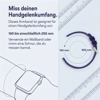 imoshion Nylon Trail Armband für Apple Watch | 44/45/46/49 mm - Blue / Grey