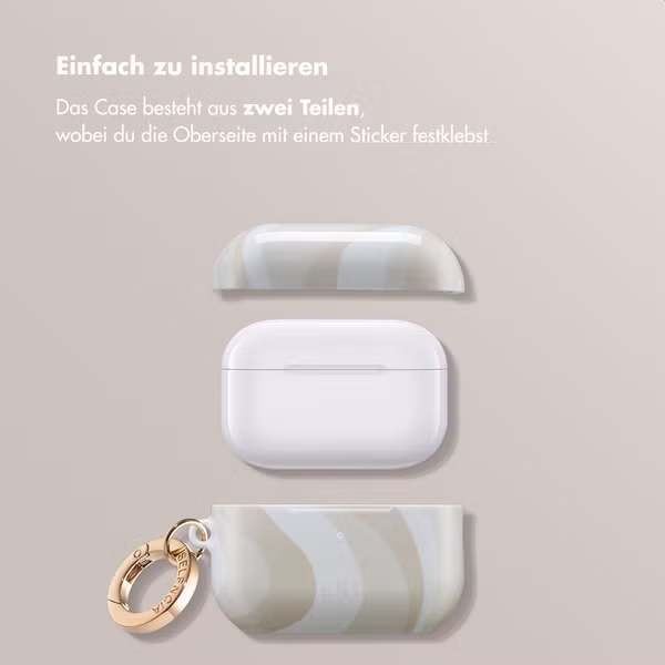 Selencia Vivid Case Apple AirPods Pro 2 - Desert Waves Beige