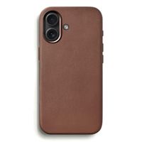 Woodcessories Bio Leather Case MagSafe für das iPhone 16 - Brown