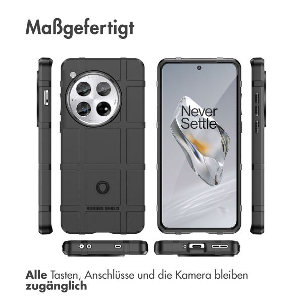 imoshion Rugged Shield Backcover OnePlus 12 - Schwarz