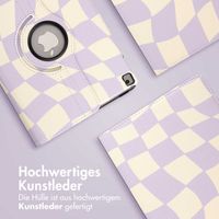 imoshion 360° drehbare Design Klapphülle für das iPad 9 (2021) / iPad 8 (2020) / iPad 7 (2019) 10.2 Zoll - Dancing Cubes