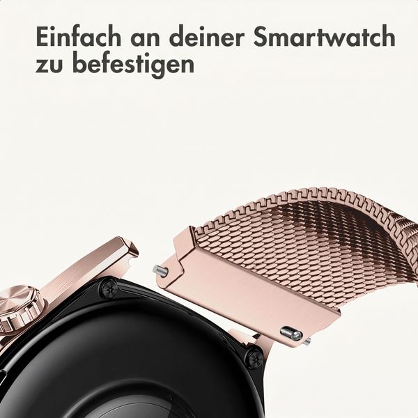 imoshion Mailändische Magnetarmband -   Universelle 18 mm Anschluss - Rose Gold