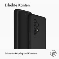 Accezz Liquid Silikoncase für das Samsung Galaxy A53 - Schwarz