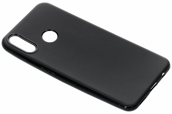Carbon-Hülle Schwarz für das Huawei P Smart Plus