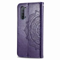 Mandala Klapphülle Oppo Reno3 / A91 - Violett