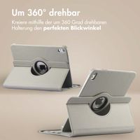 imoshion 360° drehbare Klapphülle Apple iPad 11 (2025) 11 Zoll A16 / iPad 10 (2022) 10.9 Zoll - Grau