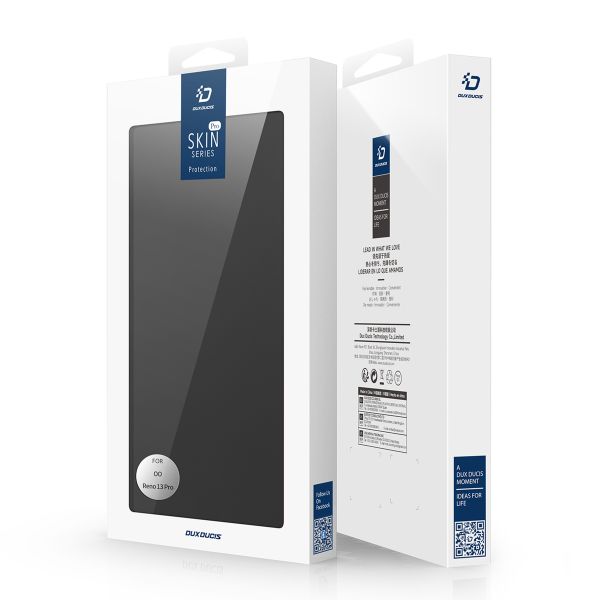 Dux Ducis Slim TPU Klapphülle für das Oppo Reno 13 Pro - Schwarz