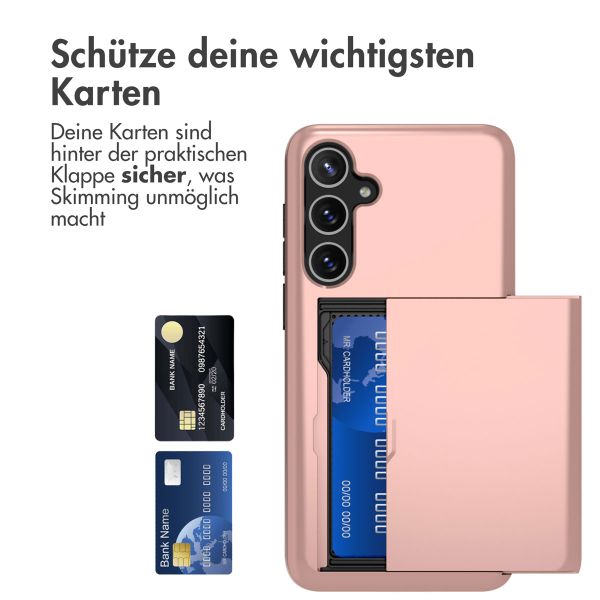 imoshion Backcover mit Kartenfach für das Samsung Galaxy A55 - Rose Gold