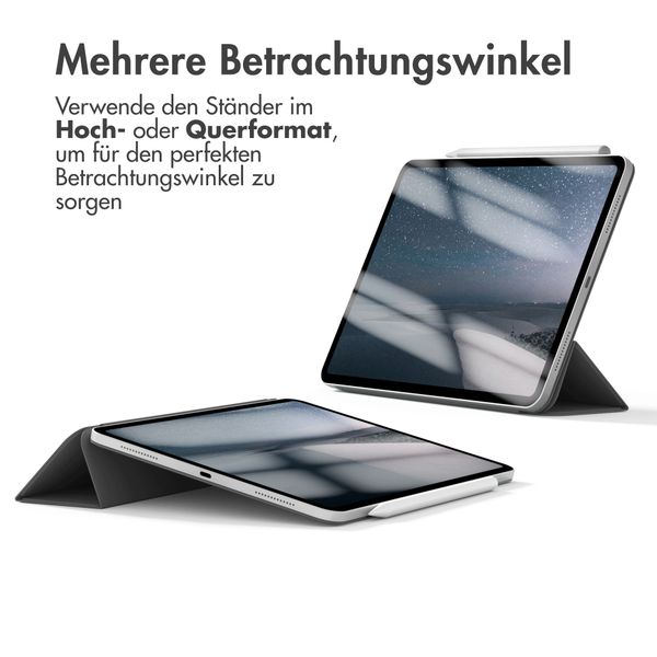 imoshion Magnetic Klapphülle für das iPad Air 11 Zoll (2024) M2 / Air 5 (2022) / Air 4 (2020) - Schwarz