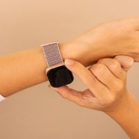 imoshion Nylonarmband für das  Apple Watch Series 1 t/m 9 / SE (38/40/41 mm) | Series 10 / 11 (42 mm) - Sand Pink