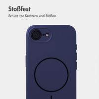Accezz Grip Backcover mit MagSafe Apple iPhone 17e / 16e - Dunkelblau