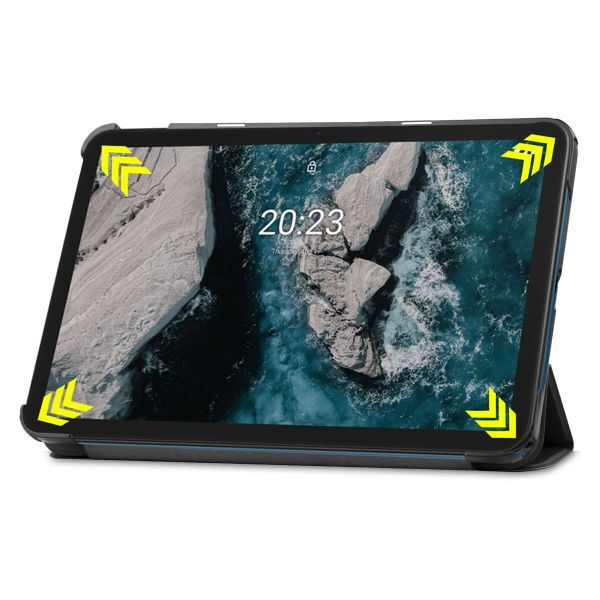 imoshion Trifold Klapphülle Nokia T20 - Schwarz
