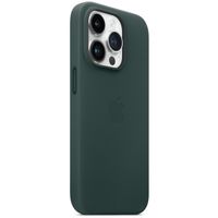 Apple Leder-Case MagSafe für das iPhone 14 Pro - Forest Green