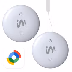 imoshion Wireless Tag - Bluetooth-Tracker für Android - 2 pack - Weiß