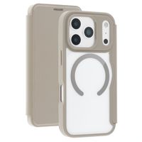 imoshion Transparente Bookcase mit MagSafe Apple iPhone 17 Pro Max - Beige