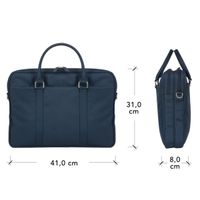 dbramante1928 Ginza Duo Pocket Laptoptasche 16 Zoll - Recyceltes Material - Blau