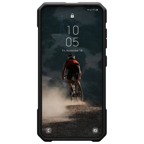 UAG Monarch Pro Backcover für das Samsung Galaxy S25 - Carbon Fiber