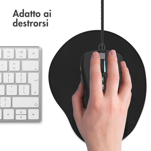 imoshion Gaming-Maus mit RGB-Beleuchtung - Kabelgebundene Gaming-Maus mit USB-A-Anschluss - Schwarz