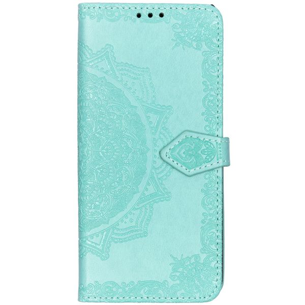 Mandala Klapphülle Mintgrün für das Huawei P30 Pro