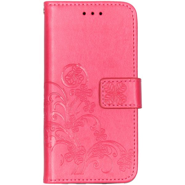 Kleeblumen Klapphülle Fuchsia Klapphülle Samsung Galaxy A20e