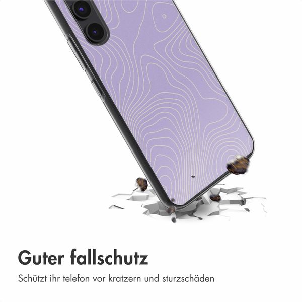 imoshion Design Hülle Samsung Galaxy A54 (5G) - Topo Lilac