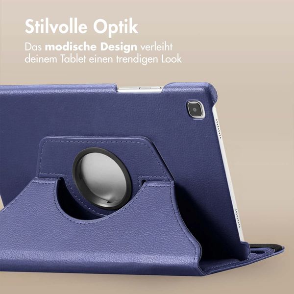 imoshion 360° drehbare Klapphülle Samsung Galaxy Tab S6 Lite (2020/2022/2024)  - Dunkelblau