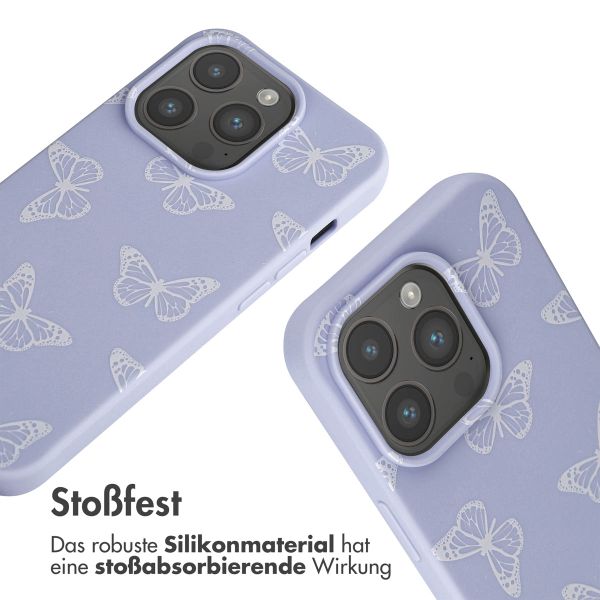 imoshion SilikonHülle design mit Band Apple iPhone 15 Pro - Butterfly
