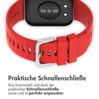 imoshion Silikonband für das  Huawei Watch Fit 3 - Rot