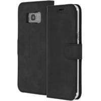 Accezz Schwarzes Wallet TPU Klapphülle für das Samsung Galaxy S8 Plus