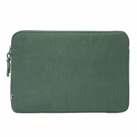 Selencia Cord Laptop Hülle 13-14 Zoll - Laptop Sleeve - Sage Green
