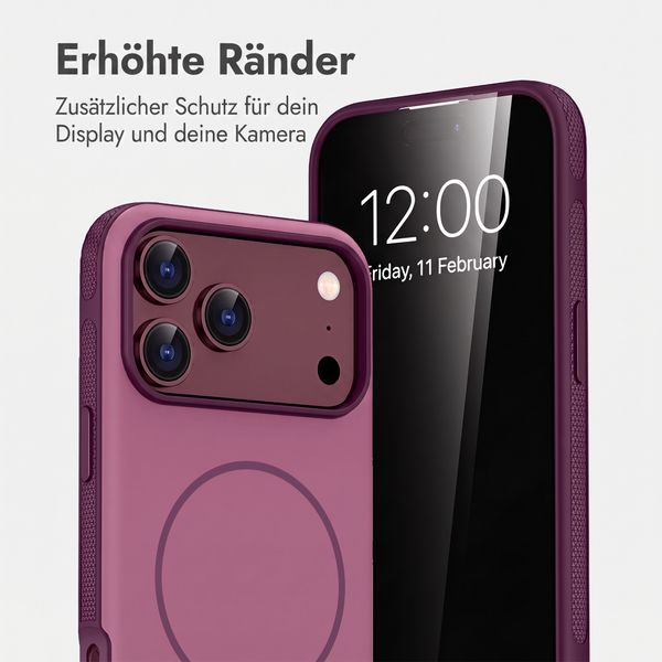 imoshion Color Backcover mit Thin MagSafe Ring Apple iPhone 18 Pro / 17 Pro - Violett