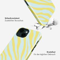 Selencia Vivid Rückabdeckung mit MagSafe Apple iPhone 14 - Zebra Winter Sky Titanium Yellow