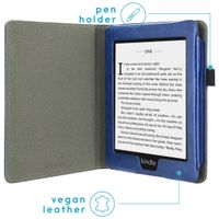 imoshion Vegan Leather Klapphülle Amazon Kindle Paperwhite 4 - Dunkelblau