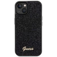 Guess Disco Script Back Cover für das iPhone 15 - Schwarz