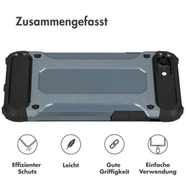 imoshion Rugged Xtreme Case für das iPhone SE (2022 / 2020) 8 / 7 - Dunkelblau