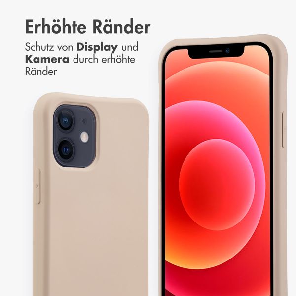 imoshion Color Backcover mit abnehmbarem Handykette und MagSafe Apple iPhone 12 (Pro) - Nude