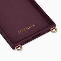 Selencia Rivièra Backcover mit MagSafe mit abnehmbaren Haken Samsung Galaxy S24 Ultra - Bold Burgundy