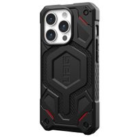 UAG Monarch Pro Backcover für das iPhone 15 Pro - Kevlar Black