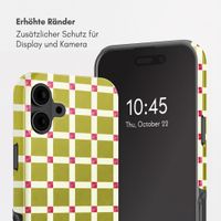 Selencia Vivid Rückabdeckung mit MagSafe Apple iPhone 16 - Check This Olive
