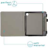 imoshion Vegan Leather Klapphülle Kobo Sage / Tolino Epos 3 - Schwarz