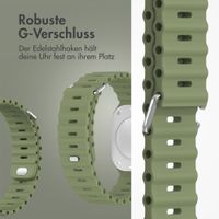 Accezz Ocean Armband für Apple Watch Series 1 - 9 / SE (38/40/41 mm) | Series 10 / 11 (42 mm) - Khaki