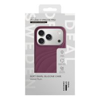 iDeal of Sweden Soft Swirl Silicone MagSafe Hülle Apple iPhone 17 Pro - Velvet Plum