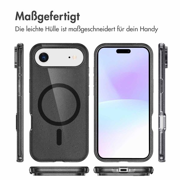 imoshion Sparkle Back Cover mit MagSafe Apple iPhone Air - Schwarz