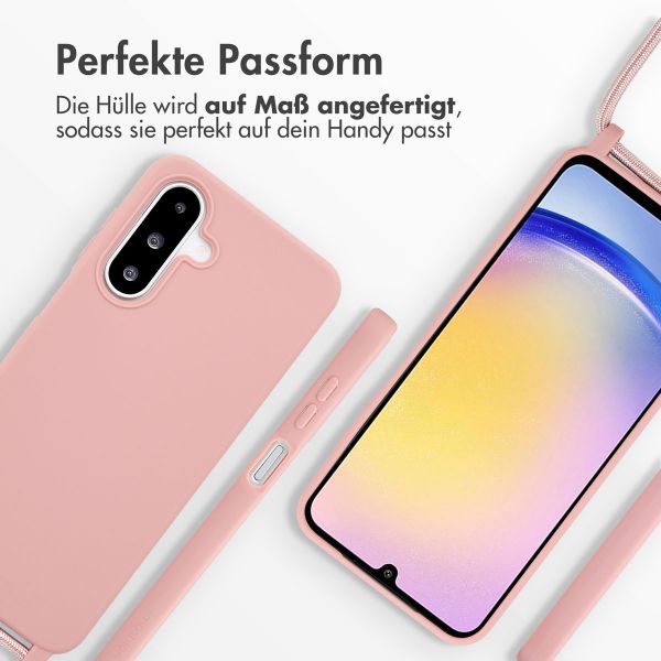 imoshion Silikonhülle mit Band Samsung Galaxy A26 - Sand Pink