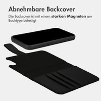 imoshion Herausnehmbare 2-in-1 Luxus-Bookcase Apple iPhone 17e / 16e - Schwarz