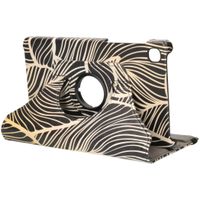 imoshion 360° drehbare Design Tablet Klapphülle Samsung Galaxy Tab A7 Lite - Golden Leaves