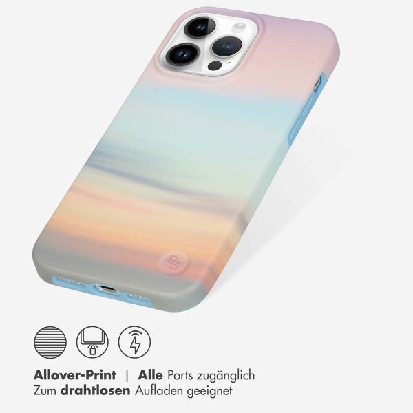 Selencia Aurora Fashion Back Case für das Apple iPhone 14 Pro Max - ﻿Strapazierfähige Hülle - 100 % recycelt - Sky Sunset Multicolor