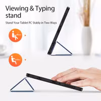 Dux Ducis Domo Klapphülle für das Samsung Galaxy Tab S6 Lite / Tab S6 Lite (2022) / Tab S6 Lite (2024) - Blau